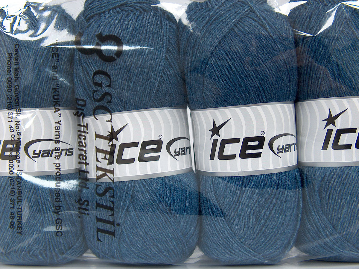 Solid Sock Jeans Blue fnt2-74837