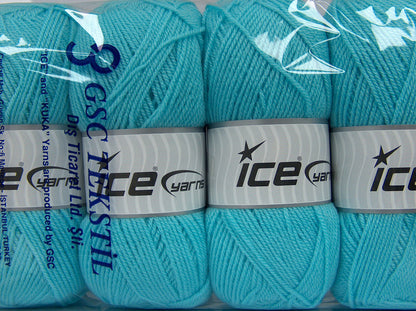 Sale Plain Light Turquoise fnt2-74901