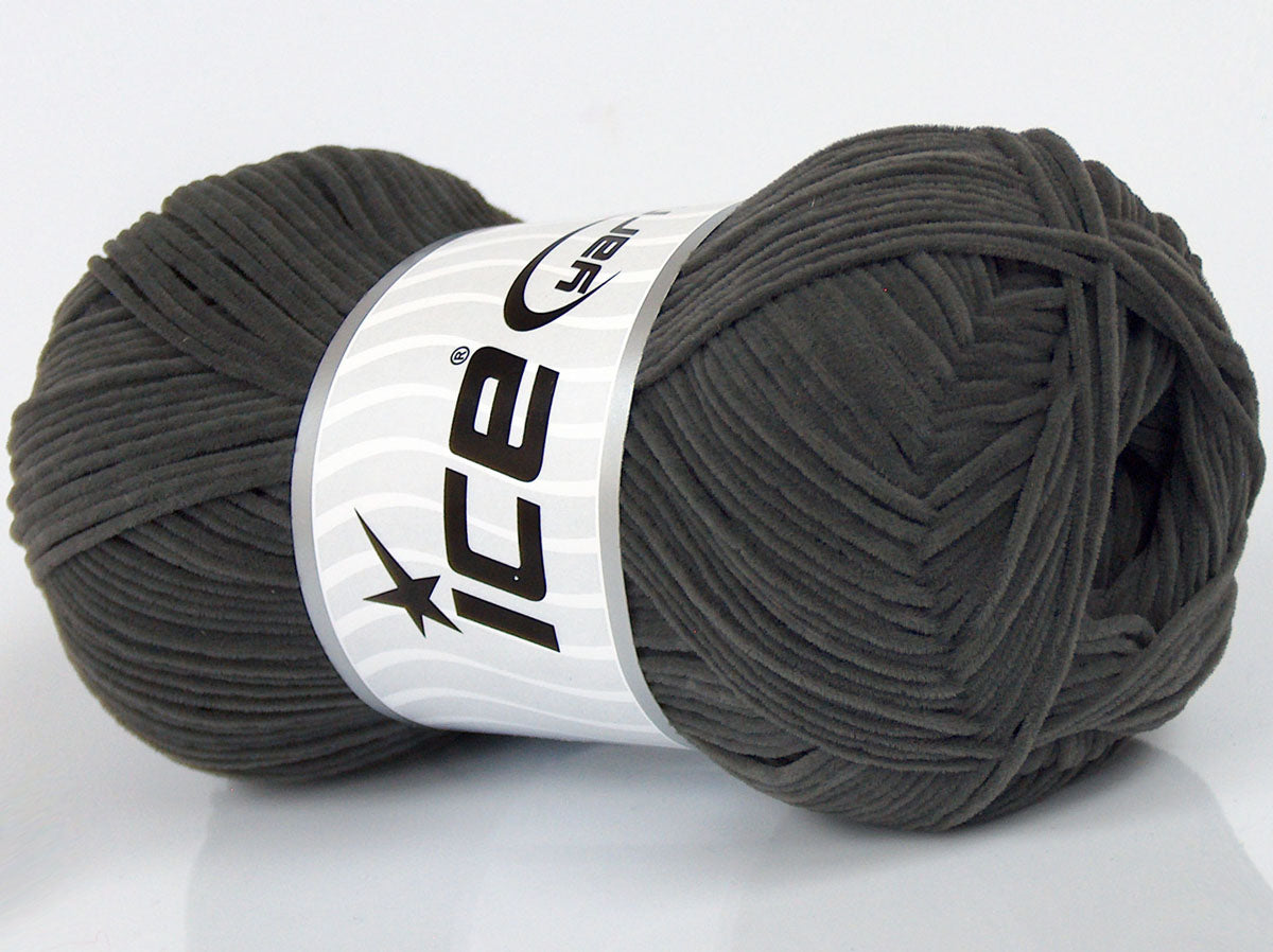 Suede Chenille Dark Grey fnt2-74974