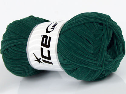 Suede Chenille Emerald Green fnt2-74987