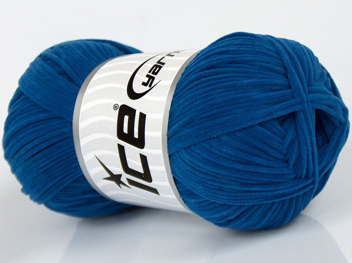Suede Chenille Blue fnt2-74994