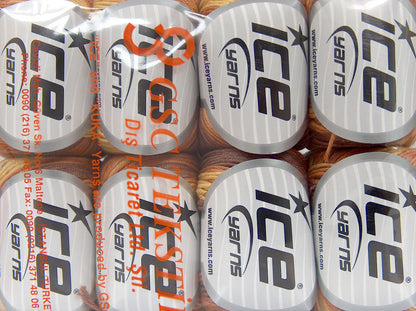 Lorena Batik DK Brown Shades, Light Gold fnt2-75310