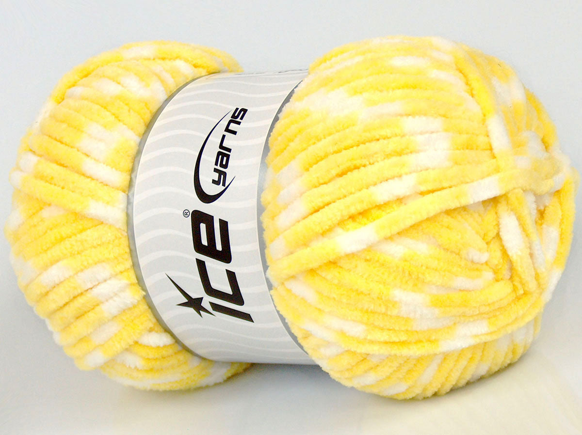 Chenille Baby Colors Yellow, White fnt2-75795