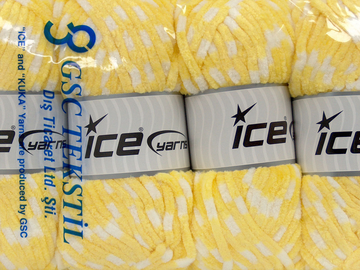 Chenille Baby Colors Yellow, White fnt2-75795