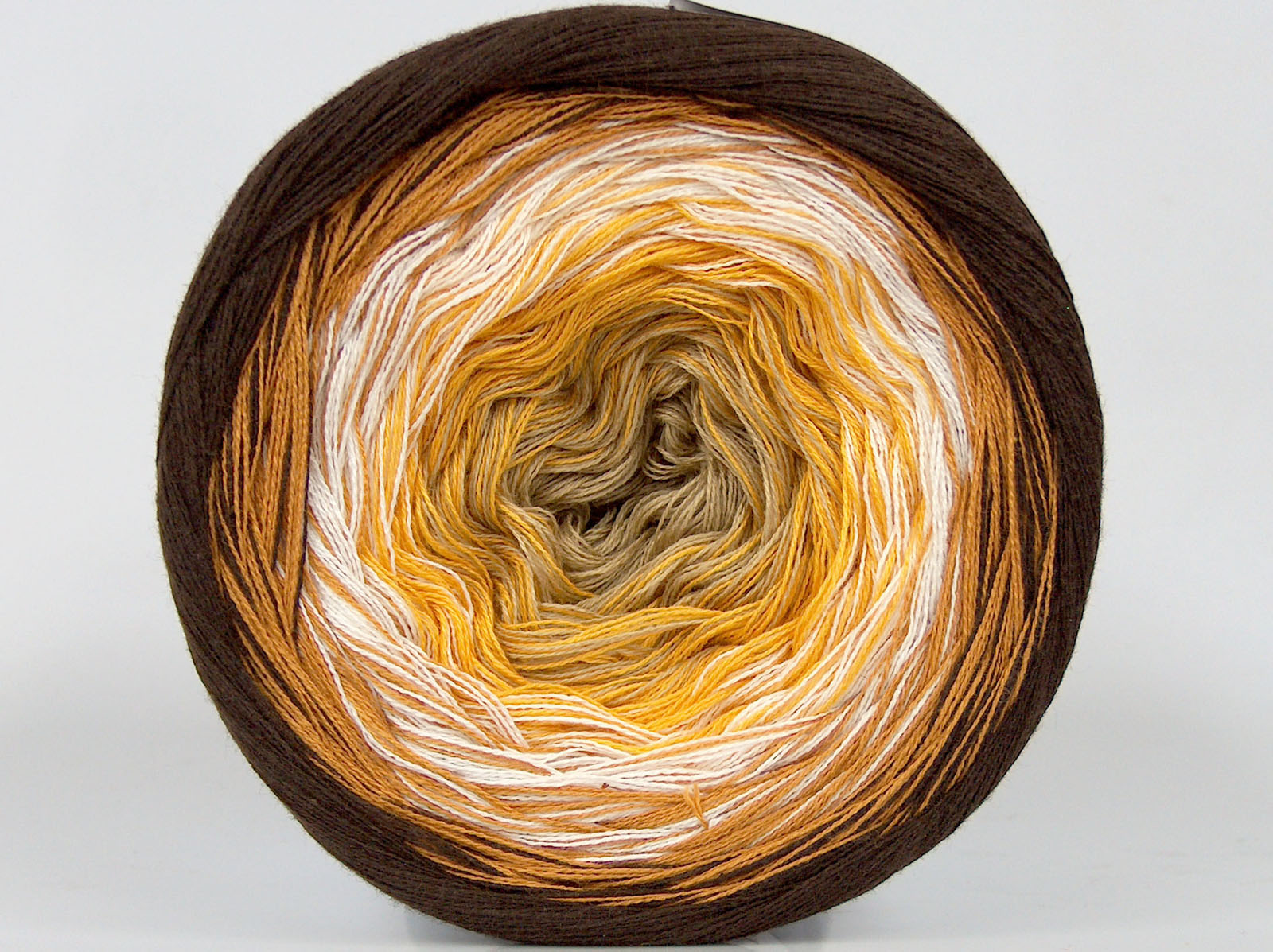 Cakes Cotton Fine Light Camel, Yellow, White, Brown Shades fnt2-76086