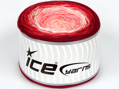 Cakes Cotton Fine Pink Shades, White, Salmon, Burgundy fnt2-76093