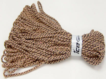 Jute Decor Natural, Dark Navy, Pink fnt2-76455
