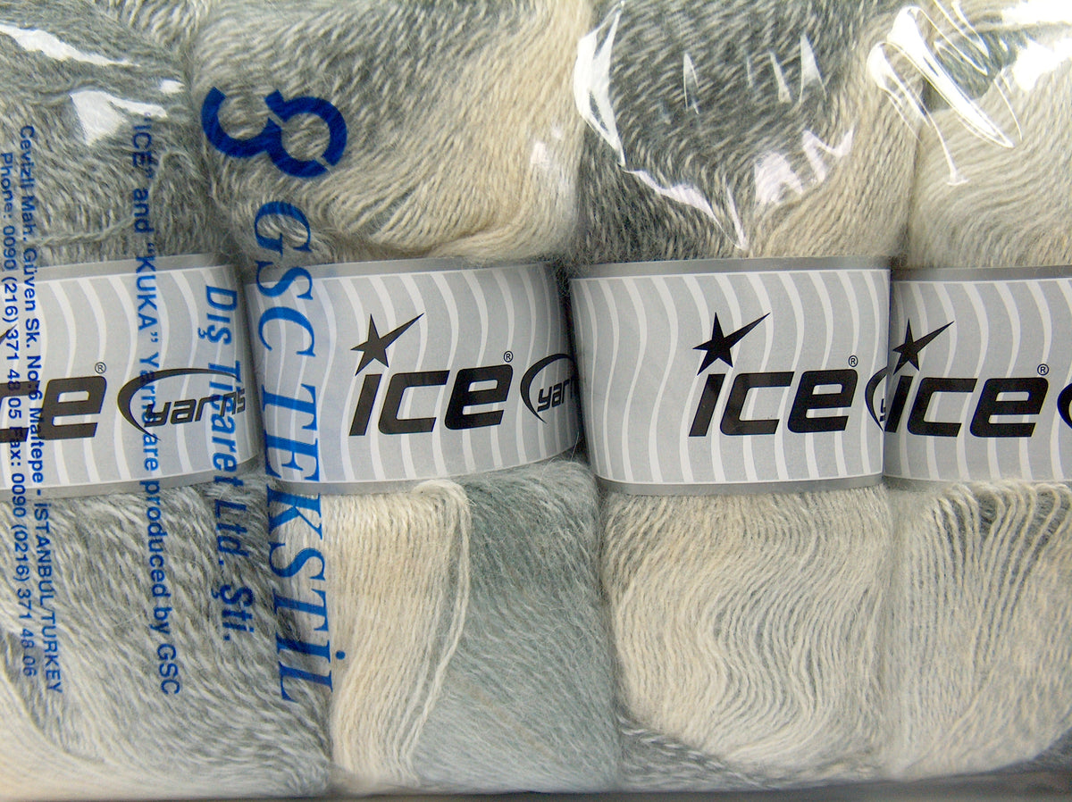 Mohair Pastel Grey Shades, Cream Shades fnt2-76776