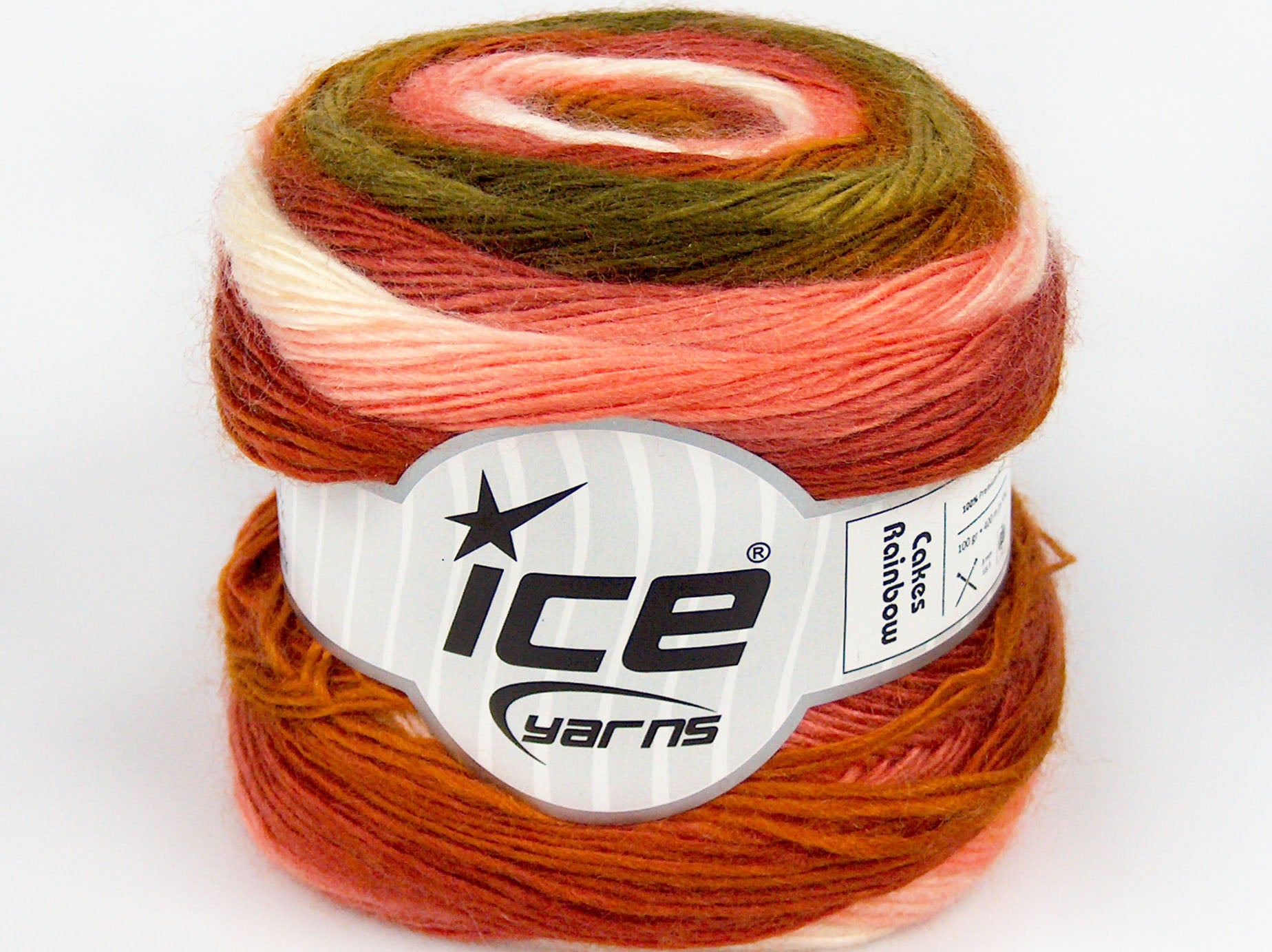Cakes Rainbow Green Shades, Salmon Shades, White fnt2-76785