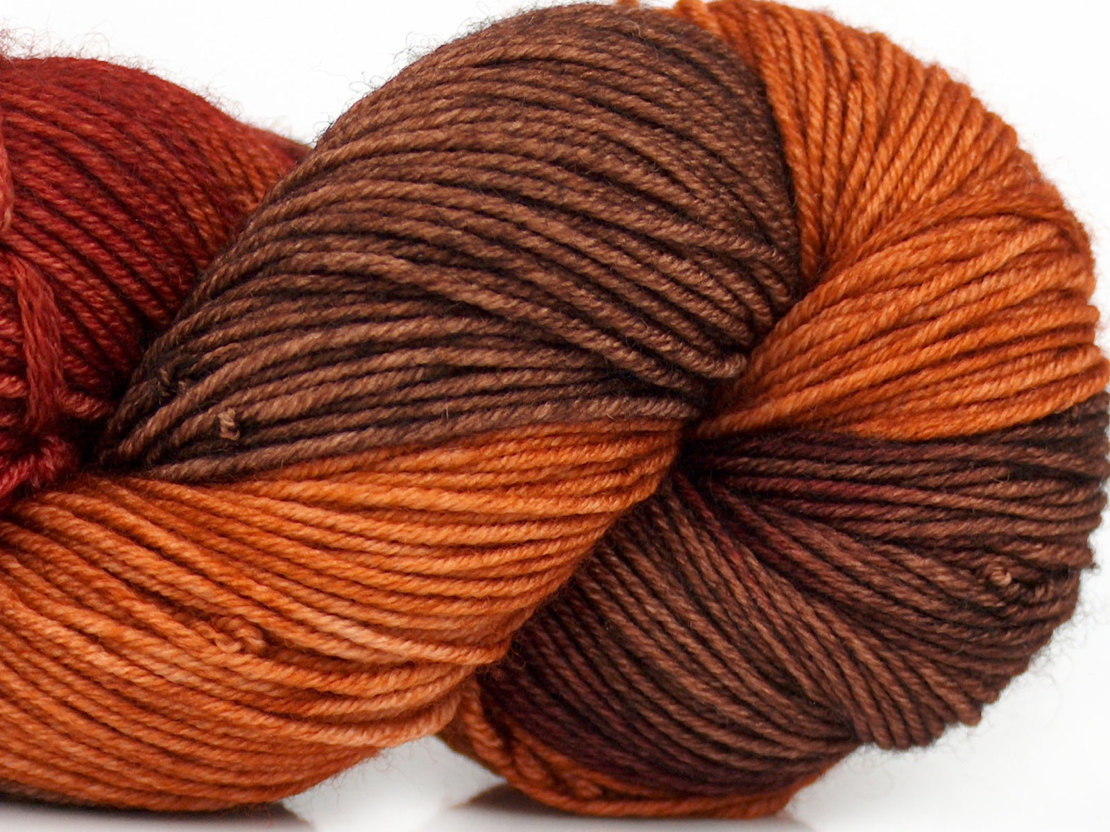 Hand Dyed Sock Merino Brown, Gold, Burgundy fnt2-76802