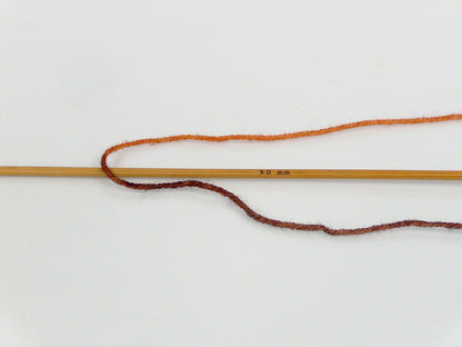 Hand Dyed Sock Merino Brown, Gold, Burgundy fnt2-76802