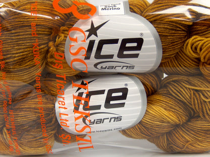 Hand Dyed Sock Merino Olive Green Shades fnt2-76804