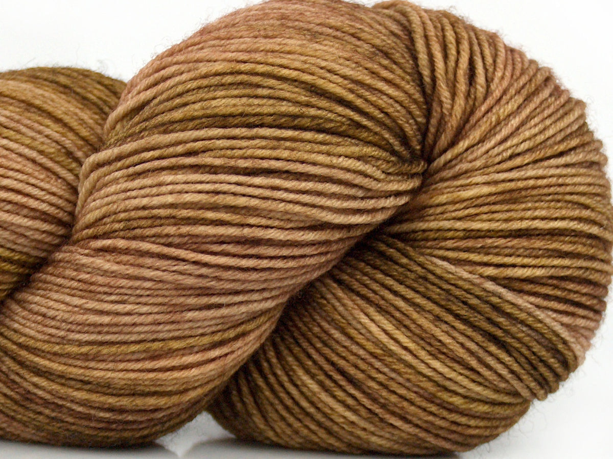 Hand Dyed Sock Merino Khaki, Beige Shades fnt2-76805