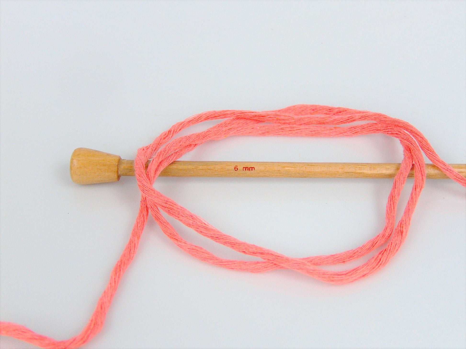 Natural Cotton Chunky Salmon fnt2-77086