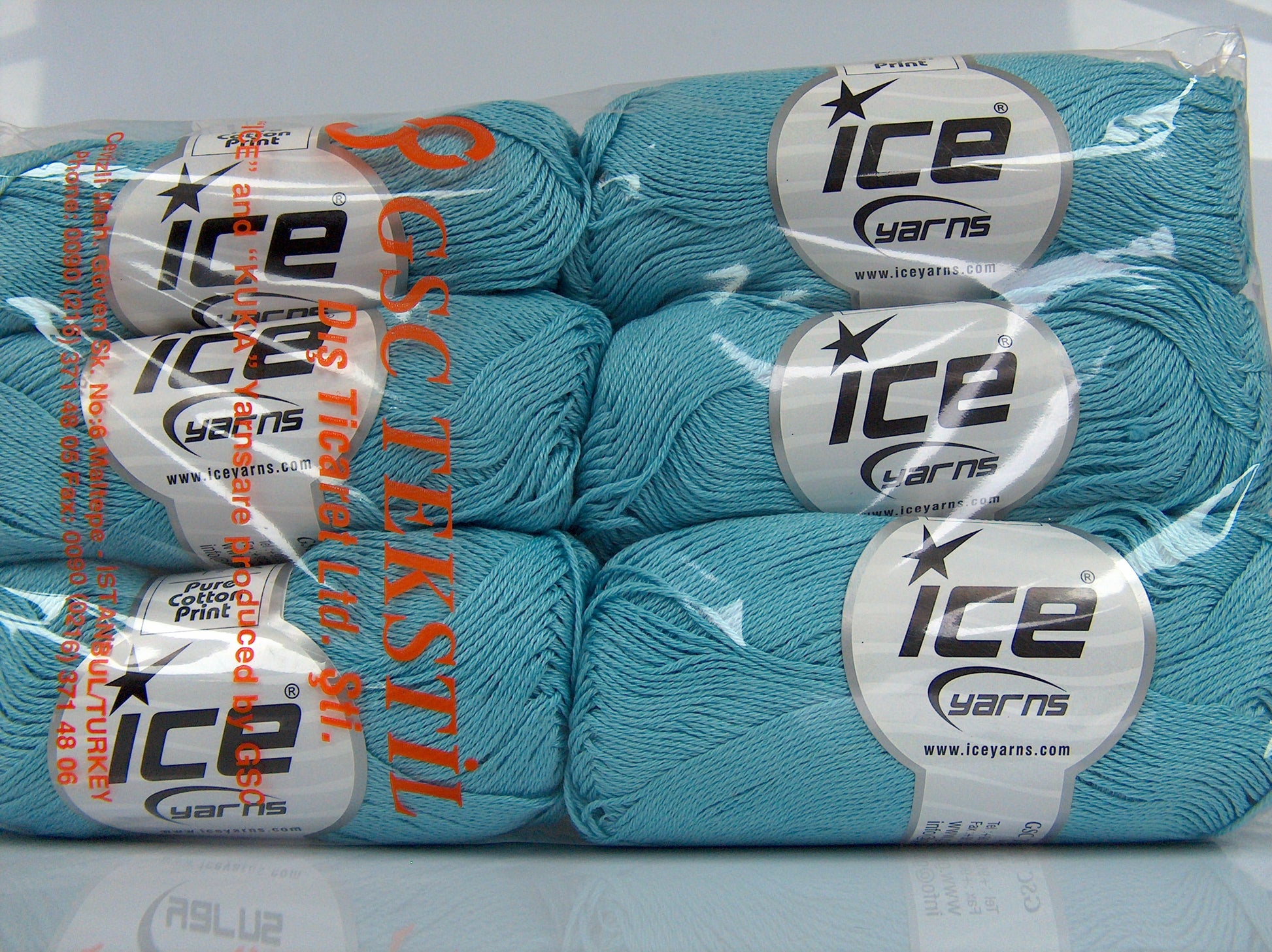 Cecilia Cotton Light Turquoise fnt2-77143