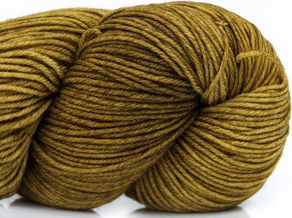 Ice Yarns Laine mérinos extrafine teinte à la main – Mousse antique – 100 % laine mérinos extrafine superwash