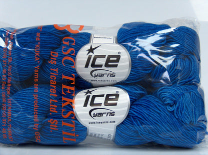 Hand Dyed Merino Extrafine Princess Blue fnt2-77194