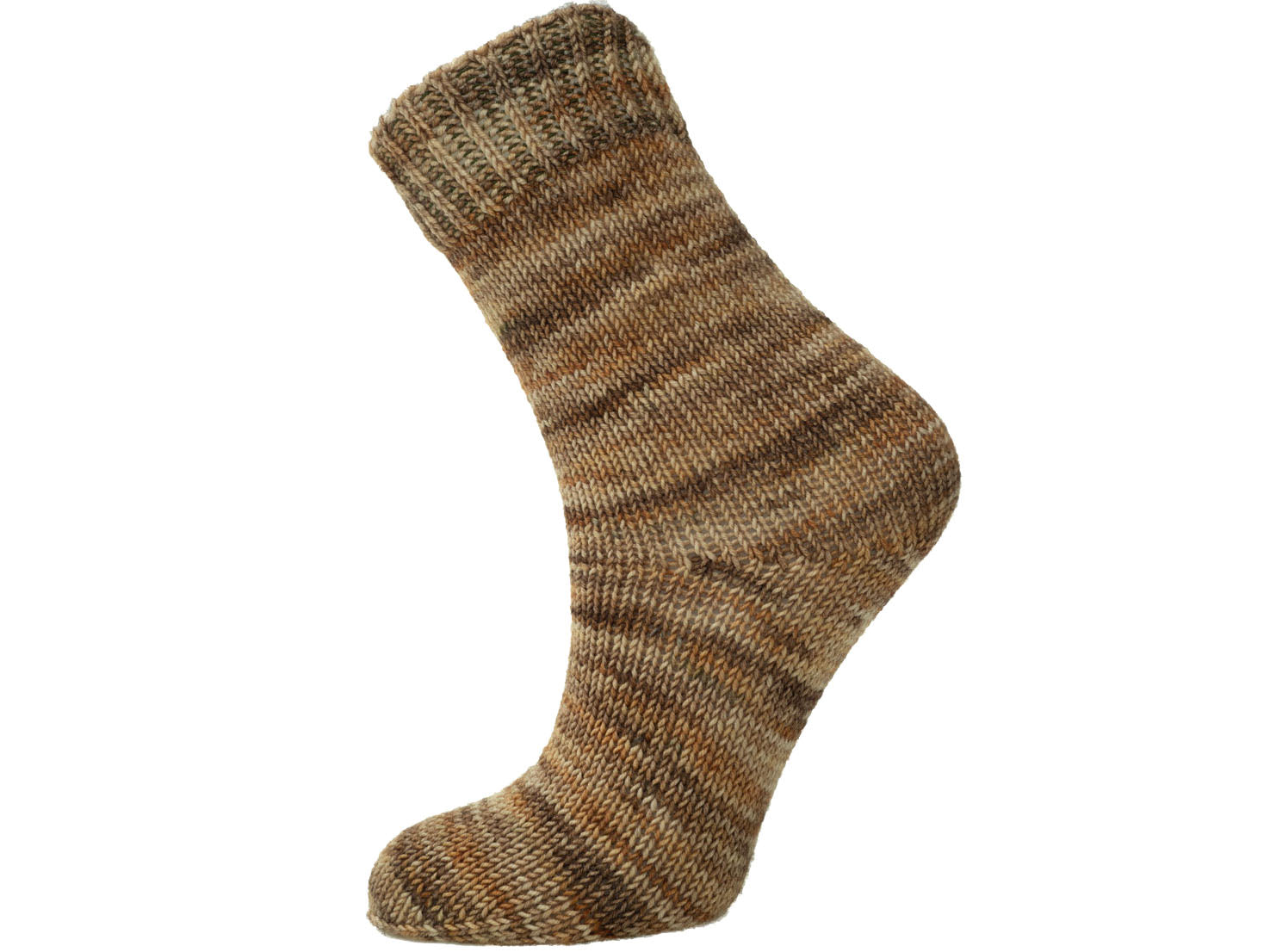 Hand Dyed Sock Merino Khaki Shades, Burgundy Shades fnt2-77217