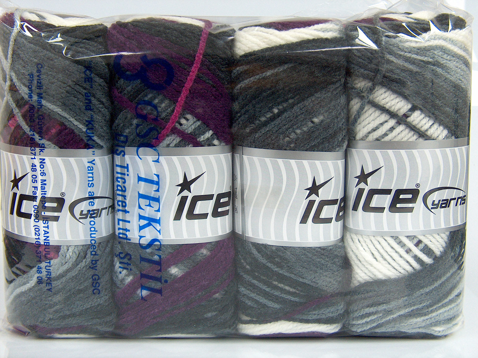 Ambiance Black, Grey Shades, Purple, Pink fnt2-77411