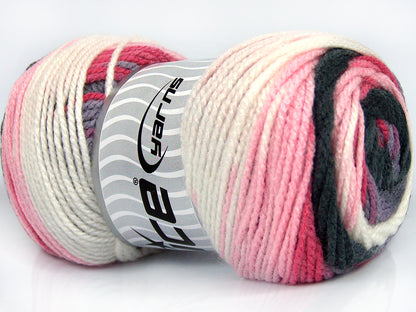 Ambiance Dark Grey, Lilac, Pink Shades, White fnt2-77412