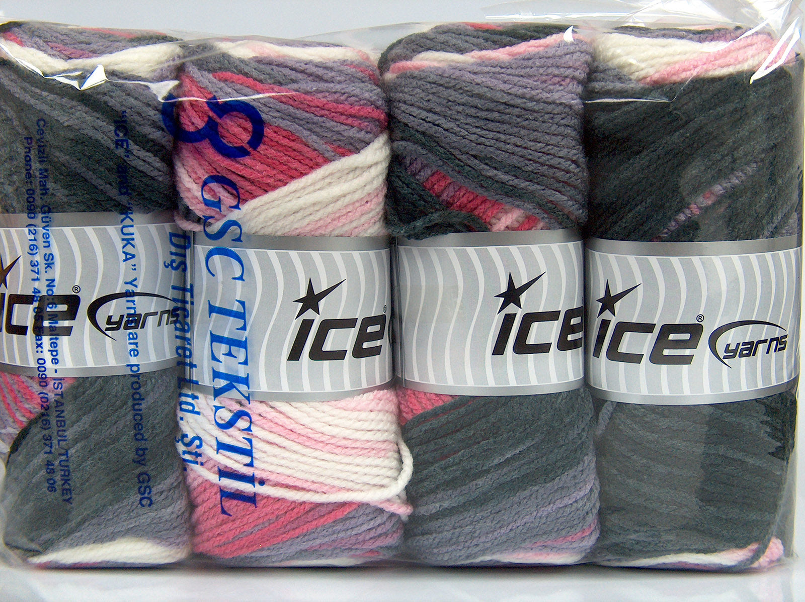 Ambiance Dark Grey, Lilac, Pink Shades, White fnt2-77412