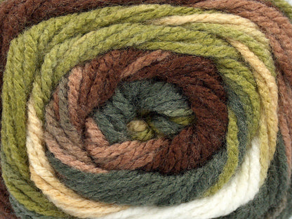 Ambiance Brown, Camel, Beige, White, Green Shades fnt2-77417