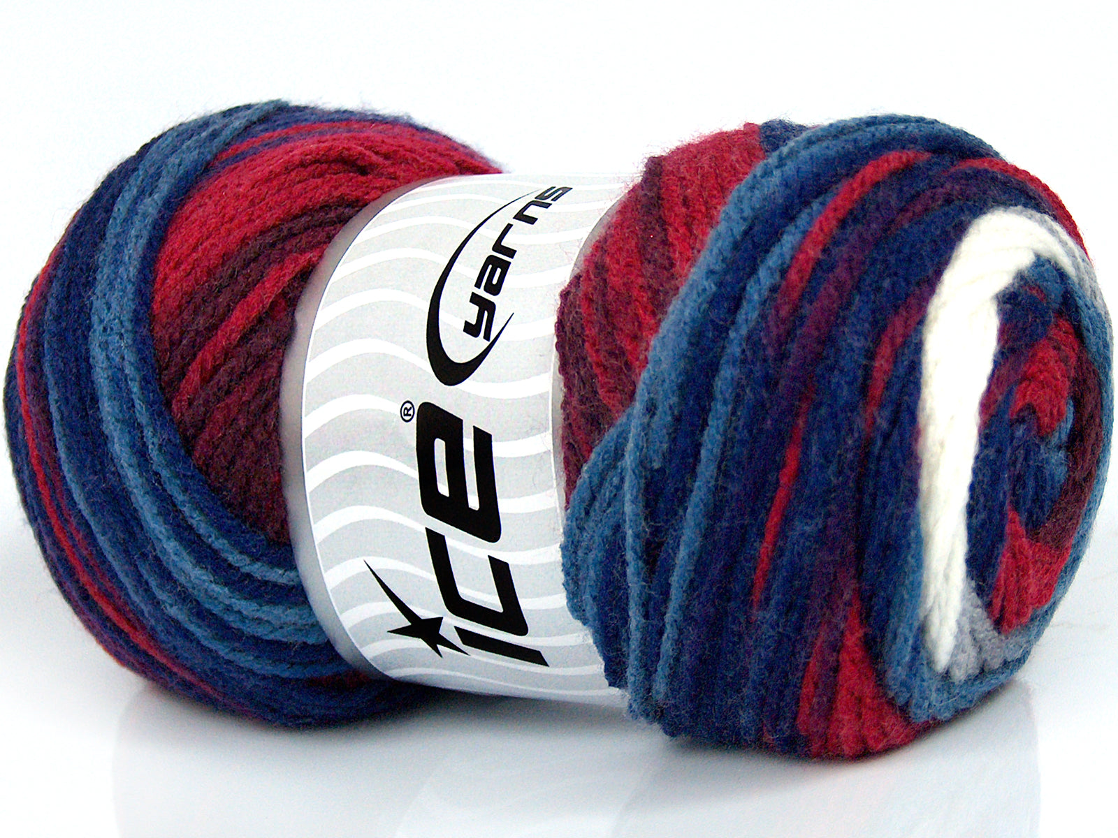 Ambiance Blue Shades, Red, Maroon, Grey, White fnt2-77427