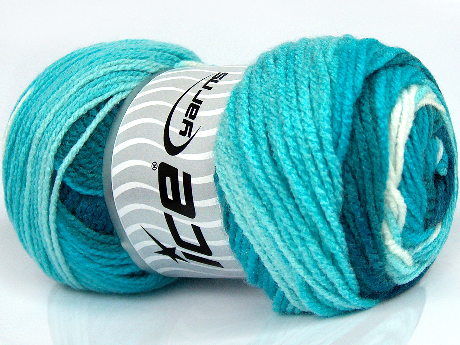 Ambiance Turquoise Shades, White fnt2-77428