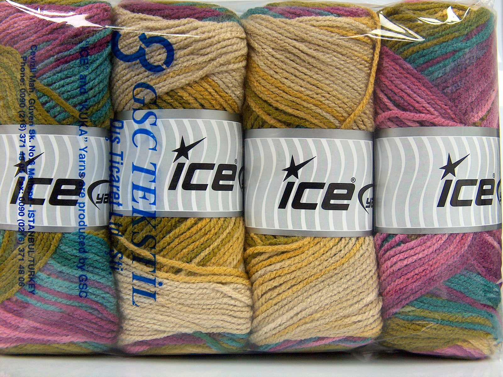 Ambiance Green Shades, Beige, Pink, Lilac fnt2-77435