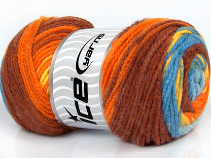 Ambiance Orange, Gold, Yellow, Blue, Green fnt2-77436