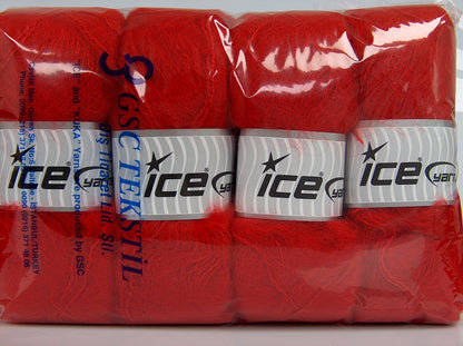 Ice Yarns Mohair Classic – Red 4 – 70 % Mohair, 30 % Acryl