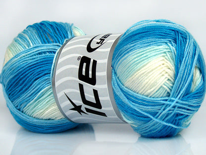 Biscuit Blue Shades, White fnt2-77488