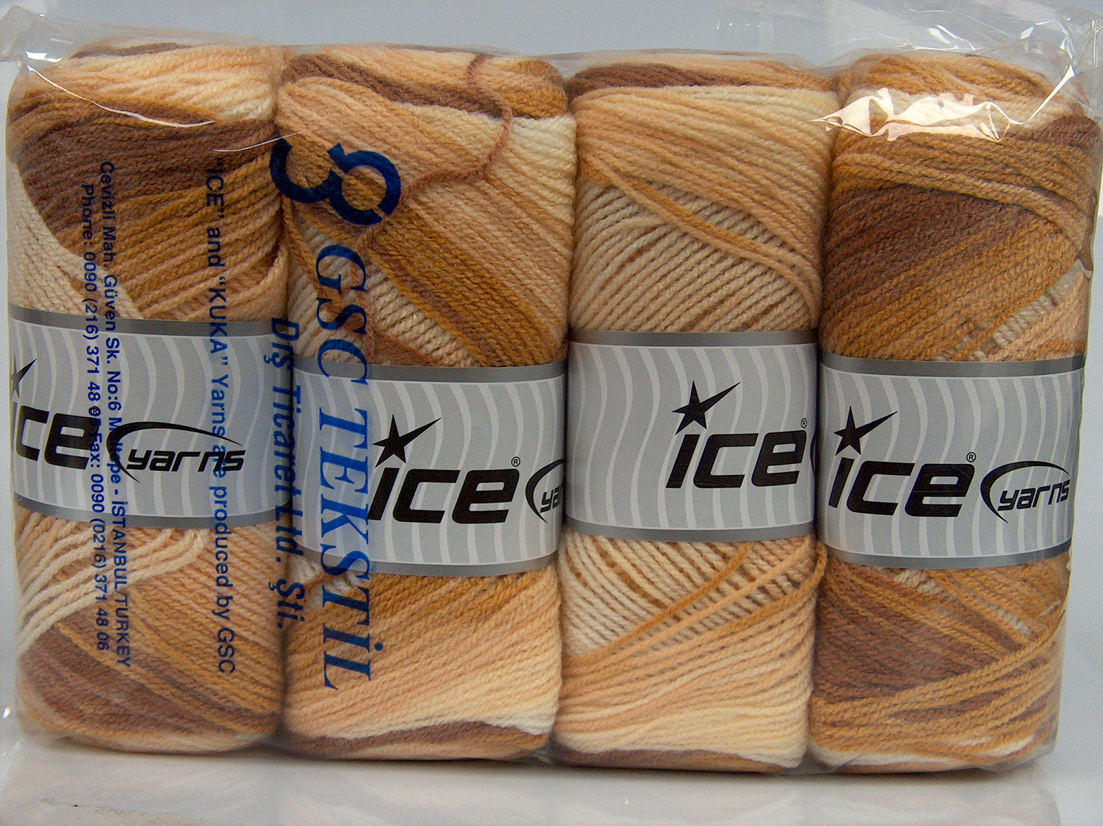 Baby Batik Brown Shades, Cream fnt2-77500