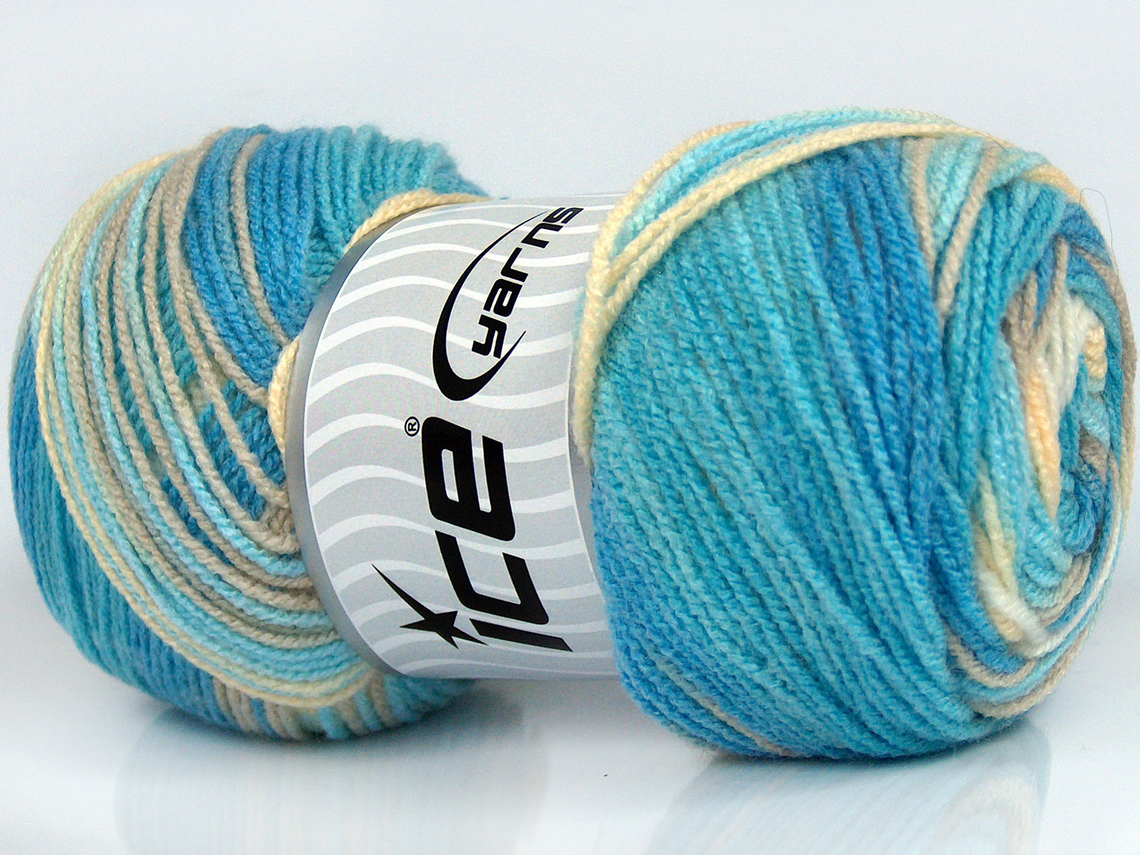 Baby Batik Cream, White, Blue Shades fnt2-77513