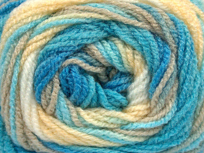 Baby Batik Cream, White, Blue Shades fnt2-77513