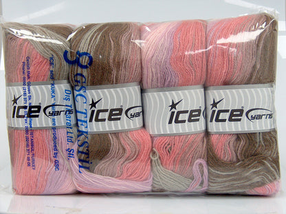 Angora Batik Brown, Light Grey, Pink Shades, Lilac, Brown fnt2-77525
