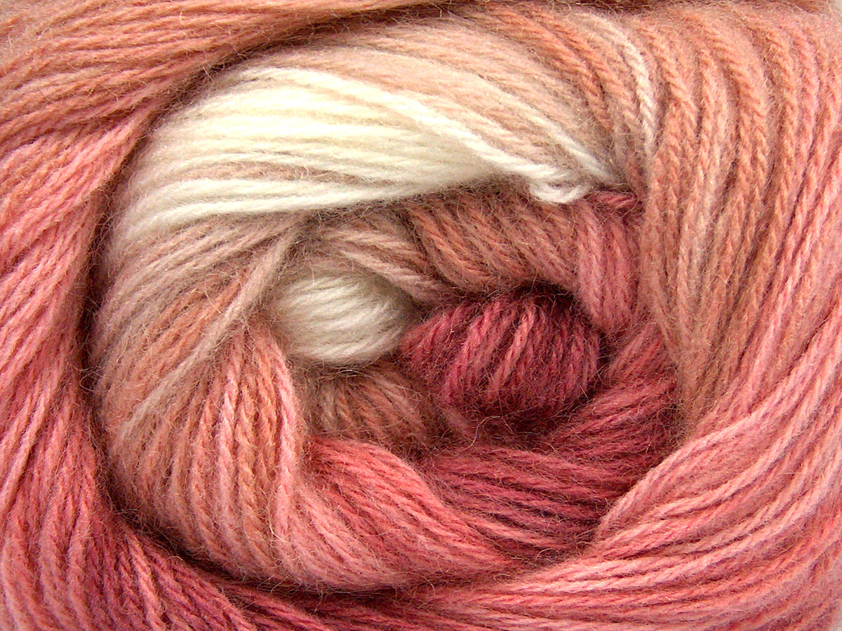 Angora Batik Light Pink Shades, Ecru fnt2-77533