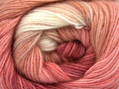 Angora Batik Light Pink Shades, Ecru fnt2-77533