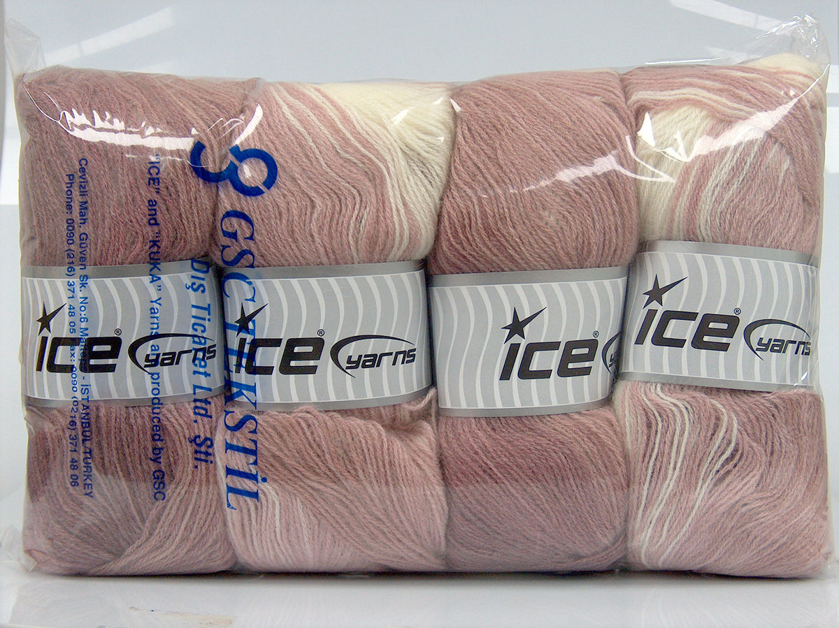 Angora Batik Orchid Shades, Ecru fnt2-77535