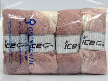 Angora Batik Orchid Shades, Ecru fnt2-77535