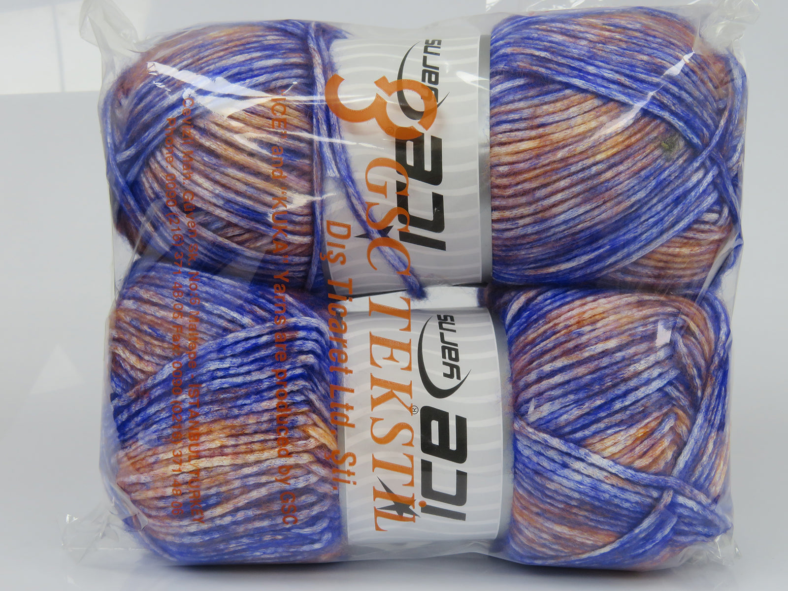 Mega Star Saxe Blue, Salmon, White fnt2-77550