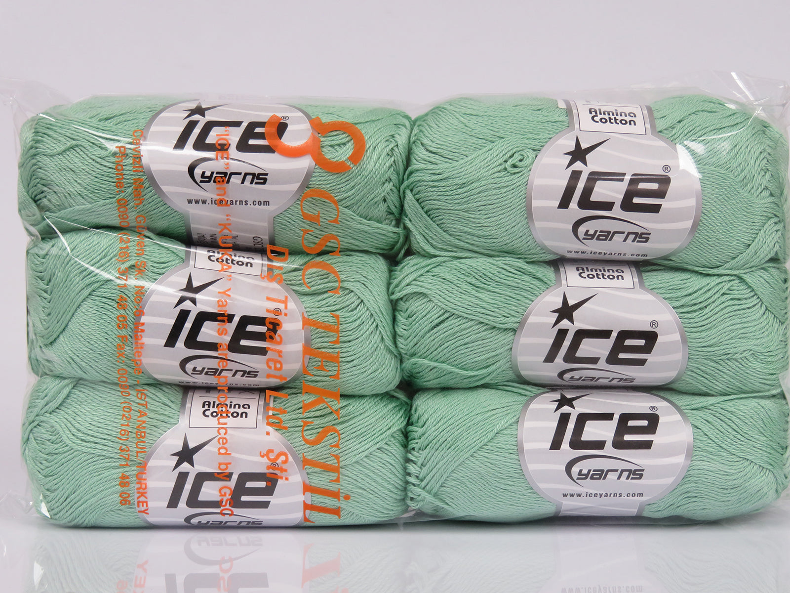 Almina Cotton Mint Green fnt2-77609
