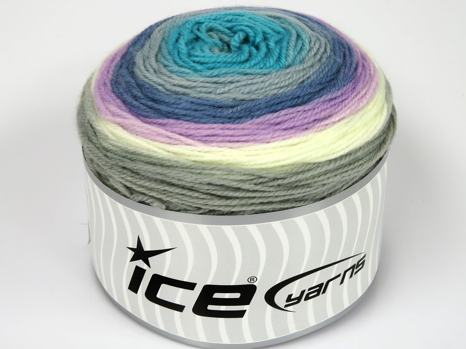 Cakes Wool DK Turquoise, White, Blue, Grey fnt2-77656