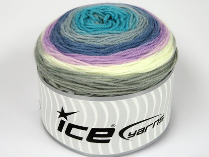 Cakes Wool DK Turquoise, White, Blue, Grey fnt2-77656