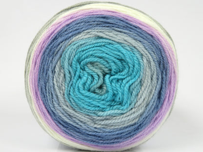 Cakes Wool DK Turquoise, White, Blue, Grey fnt2-77656