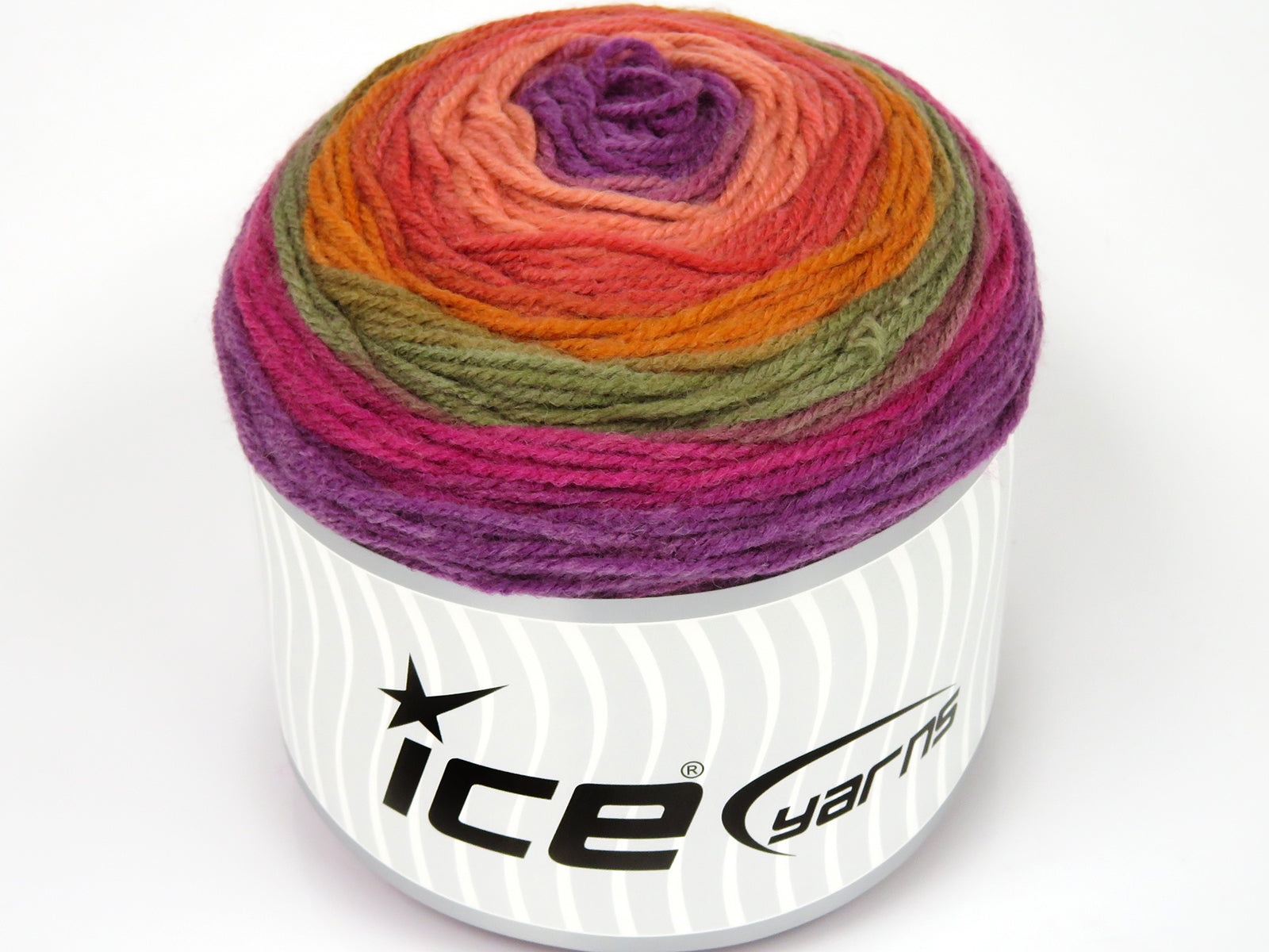 Cakes Wool DK Purple, Orange Shades, Khaki, Fuchsia fnt2-77663
