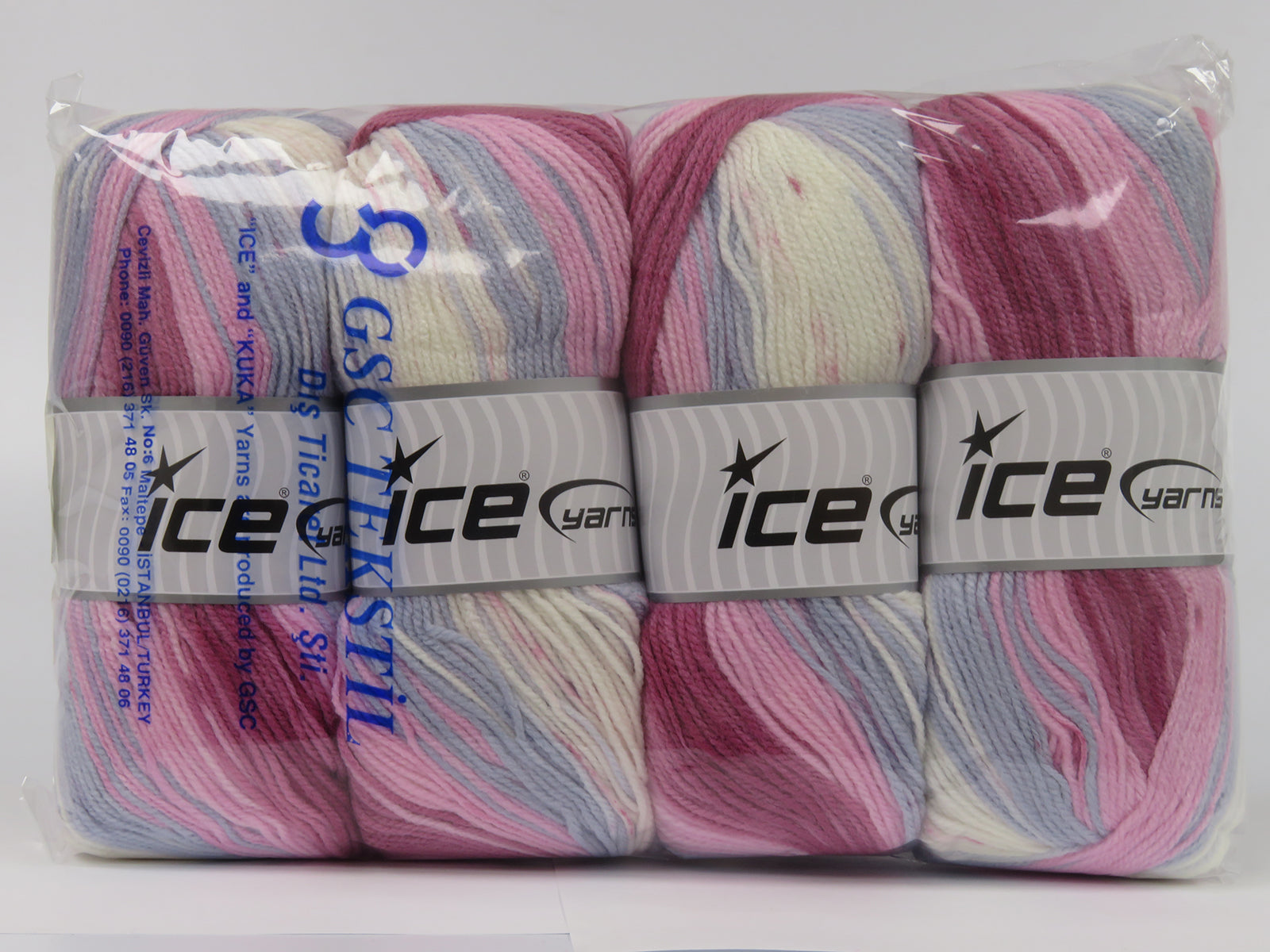 Baby Batik Pink Shades, Light Blue Shades, White fnt2-77861