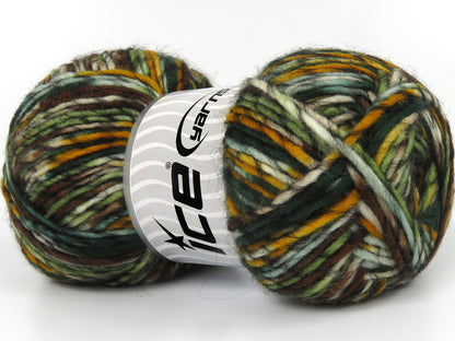 Armonia Lana Green Shades, Brown, Gold, White fnt2-77896