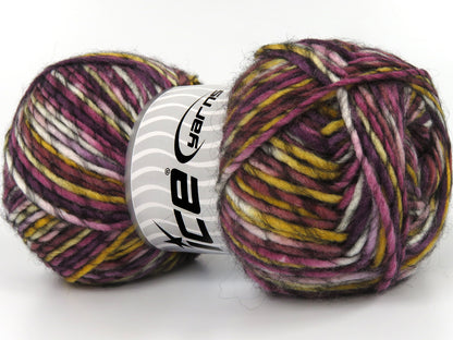 Armonia Lana Maroon Shades, Gold, Black, White fnt2-77897