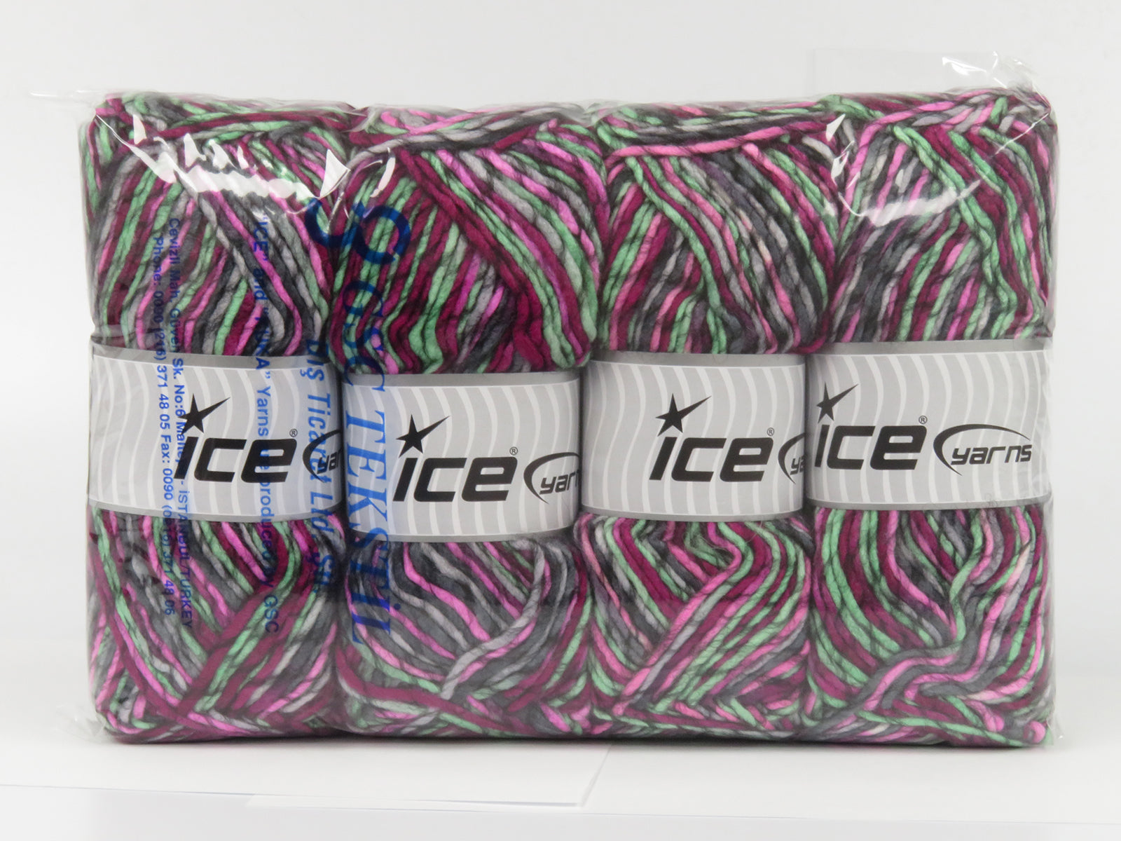 Armonia Lana Grey Shades, Light Green, Pink fnt2-77899
